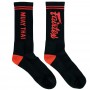 Fairtex SOCK3 Носки Dry-Fit Tech Черно-Красные